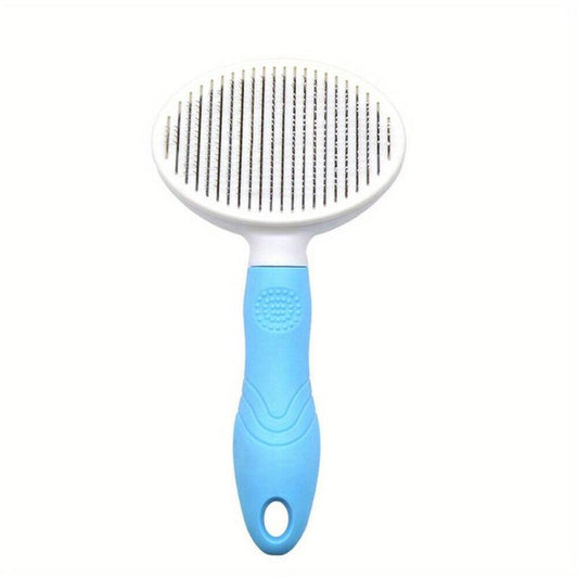 Self Cleaning Slicker Brush Non-slip Handle Cat Brush