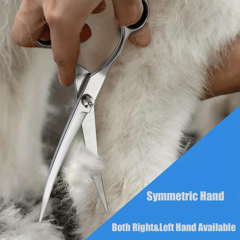 17-27cm Up Curved Pet Grooming Scissors Professional Dog Hair Scissors