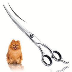 17-27cm Up Curved Pet Grooming Scissors Professional Dog Hair Scissors