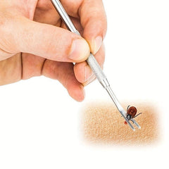 Stainless Steel Pet Tick Clip for Flea and Mite Removal