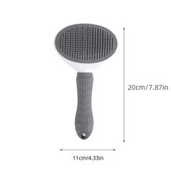 Float Hair Removal Slicker Brush - Pet Grooming Tool