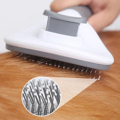 Float Hair Removal Slicker Brush - Pet Grooming Tool