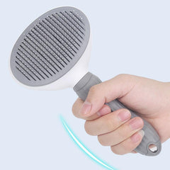 Float Hair Removal Slicker Brush - Pet Grooming Tool