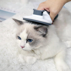 Float Hair Removal Slicker Brush - Pet Grooming Tool