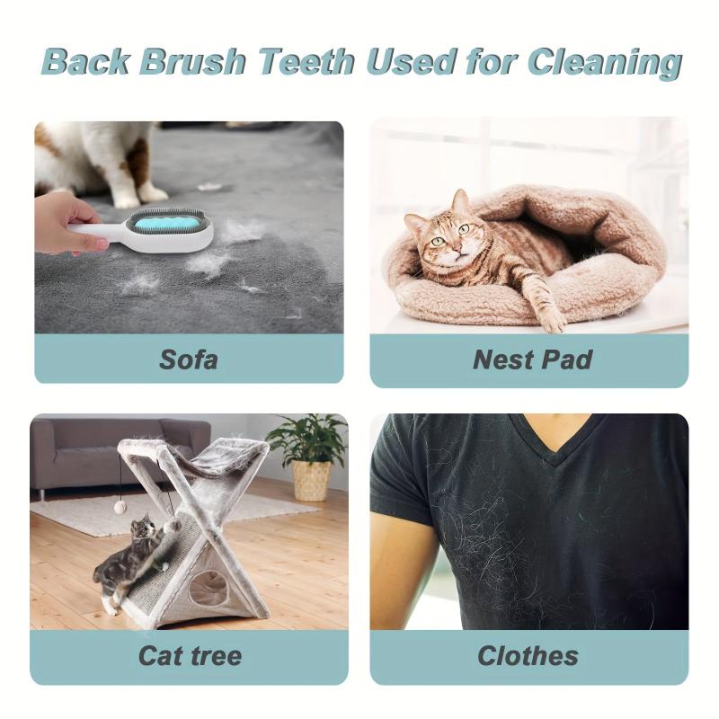 Multifunctional Pet Grooming Comb with Water Tank - Hair Removal Brush