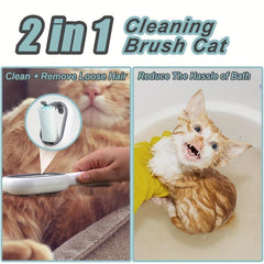 Multifunctional Pet Grooming Comb with Water Tank - Hair Removal Brush
