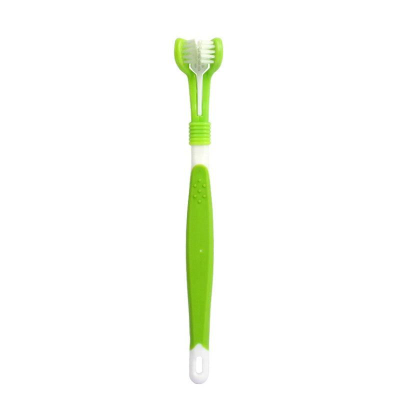 Pet Triple-Head Toothbrush for Dog and Cat Oral Care