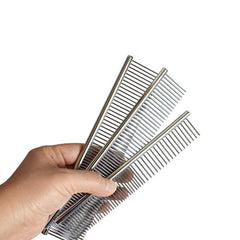 Stainless Steel Pet Grooming Comb Removes Loose Knotted Hair Dogs Cats