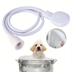 Dog Shower Attachment Pet Shower Head Rubber Handheld Dog Shower Bathing Sprayer