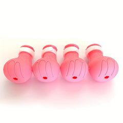 4pcs Pet Bathing Foot Cover For Cat Anti-Slip Silicone Grasping Foot Cover