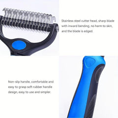 Pet Knot Comb Hair Removal Brush Stainless Steel Cat Comb