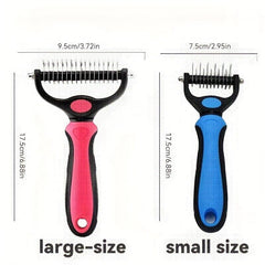 Pet Knot Comb Hair Removal Brush Stainless Steel Cat Comb