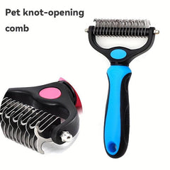 Pet Knot Comb Hair Removal Brush Stainless Steel Cat Comb
