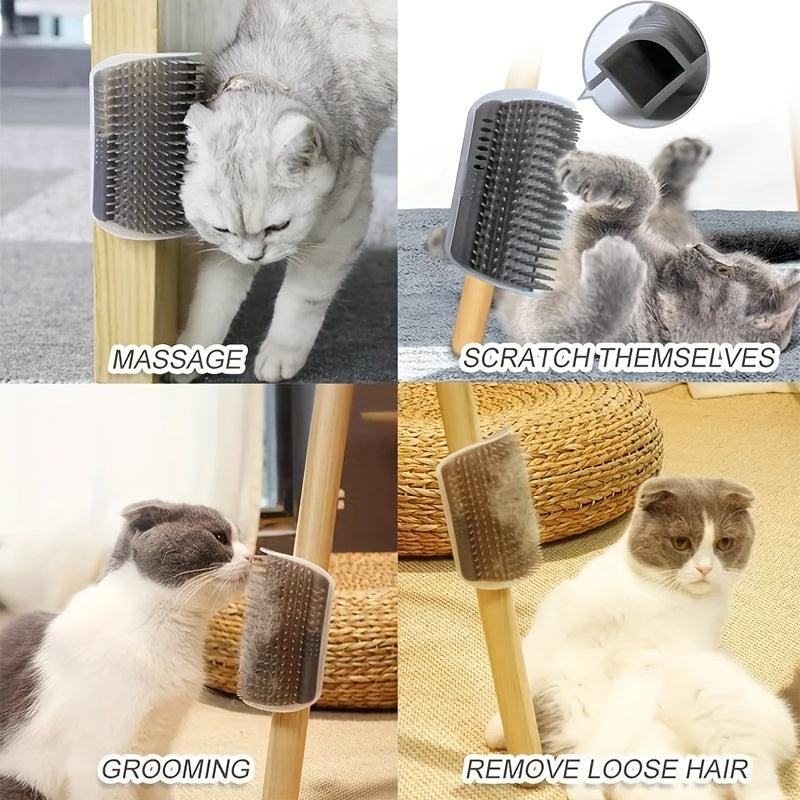 Cat Corner Rubbing Brush Pet Hair Removal Comb