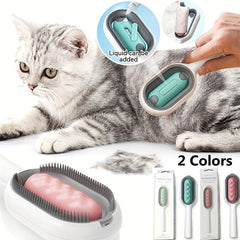 Multifunctional Cat Dog Grooming Comb Water Tank Hair Removal Brush Pet Supplies