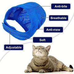 3pcs Adjustable Cat Bathing Bag Set for Pet Grooming