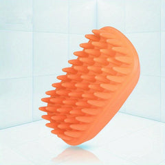 Pet Silicone Shampoo Brush Dog Grooming Shower Bath Brush