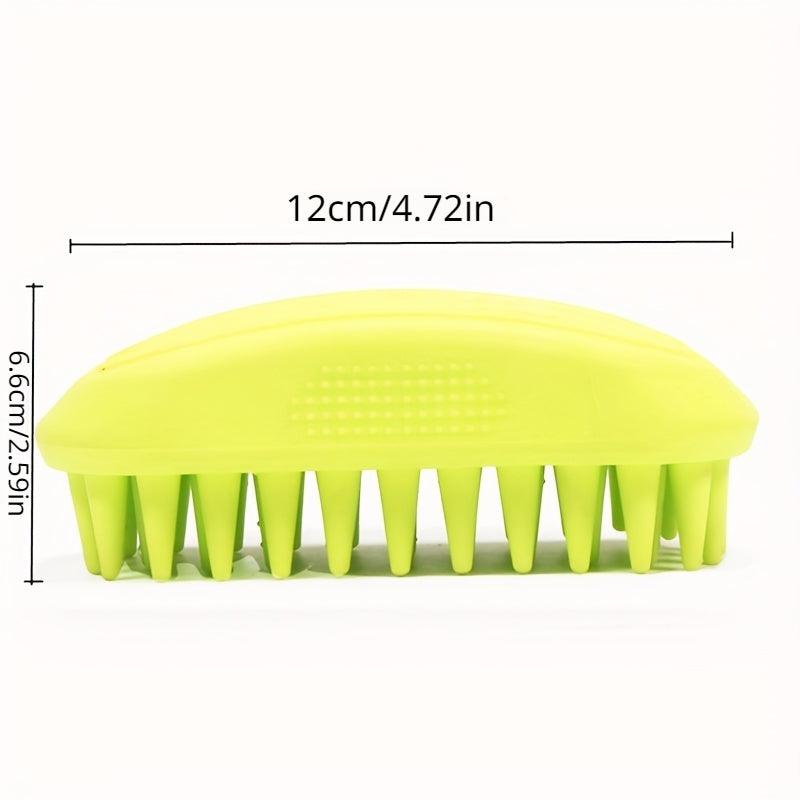 Pet Silicone Shampoo Brush Dog Grooming Shower Bath Brush