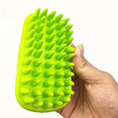 Pet Silicone Shampoo Brush Dog Grooming Shower Bath Brush