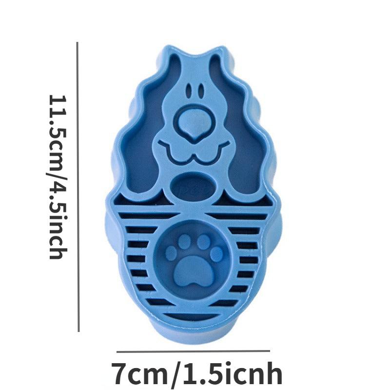 Silicone Pet Shampoo Brush for Dog & Cat Grooming