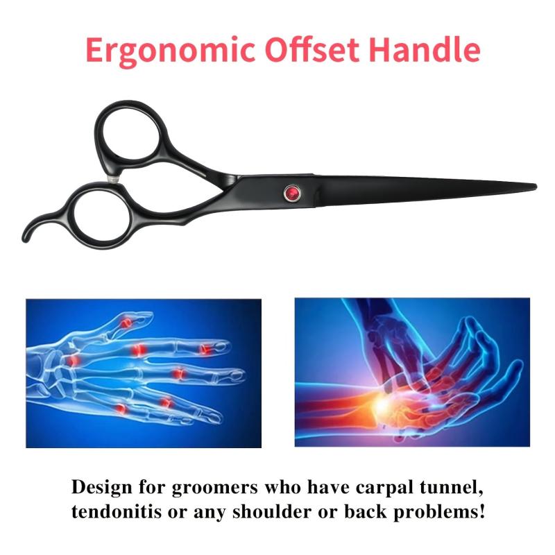 Professional Dog Grooming Scissors for Precise Hair Cutting