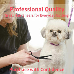 Professional Dog Grooming Scissors for Precise Hair Cutting