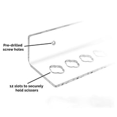 Acrylic Shear Organizers for Dog Grooming Shears