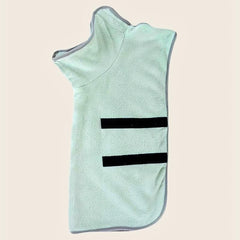 Quick Drying Microfiber Pet Hooded Bath Towel - Water Absorbent