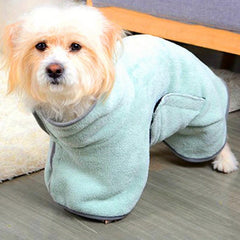 Quick Drying Microfiber Pet Hooded Bath Towel - Water Absorbent