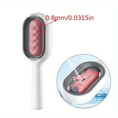 Multifunctional Double Sided Pet Grooming Comb with Water Tank