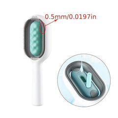 Multifunctional Double Sided Pet Grooming Comb with Water Tank