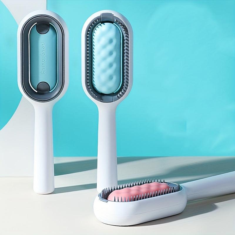 Multifunctional Double Sided Pet Grooming Comb with Water Tank