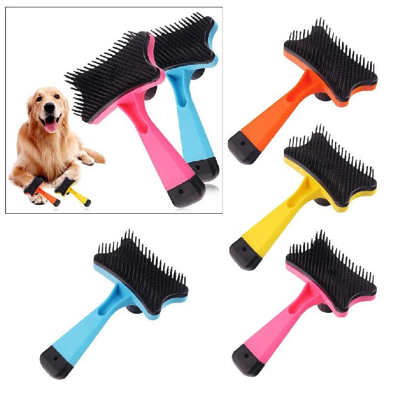 Float Hair Removal Slicker Brush for Dog and Cat Grooming