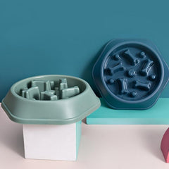 Pet Slow Feeder Bowl: Prevents Choking, Promotes Healthy Eating Habits