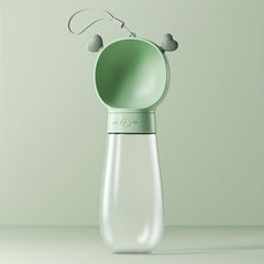 Portable Dog Water Bottle with Wrist Strap Lanyard - Leak Proof