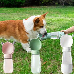 Portable Dog Water Bottle with Wrist Strap Lanyard - Leak Proof