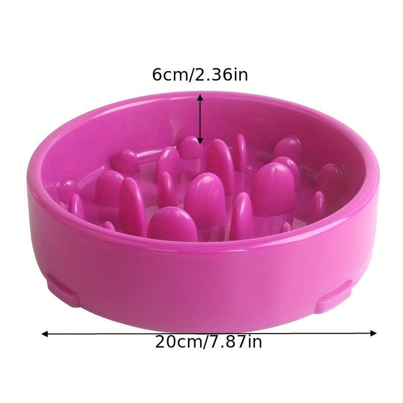 Pet Slow Feeder Bowl Anti Choking Interactive Dog Cat Food Bowl