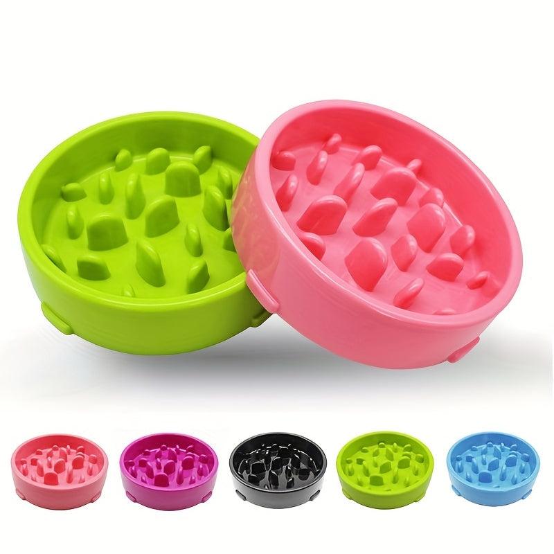 Pet Slow Feeder Bowl Anti Choking Interactive Dog Cat Food Bowl