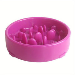 Pet Slow Feeder Bowl Anti Choking Interactive Dog Cat Food Bowl