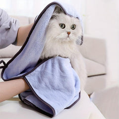 Pet Absorbent Towel Quick Drying Cat Bath Towel For Cats Dog Bath
