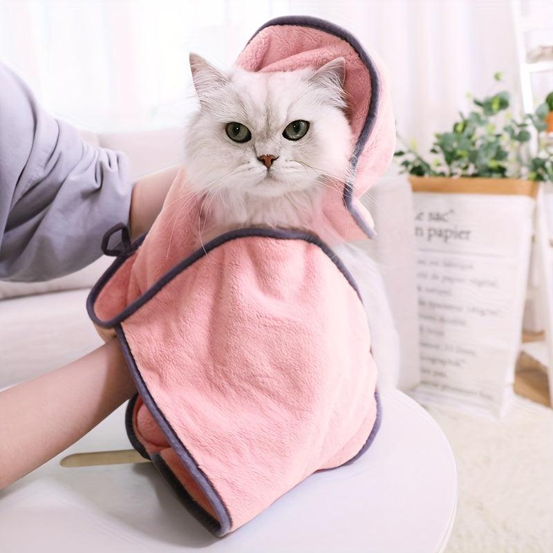 Pet Absorbent Towel Quick Drying Cat Bath Towel For Cats Dog Bath