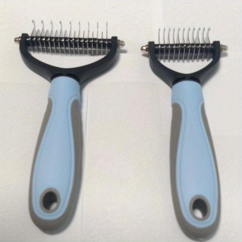 2pcs Pet Hair Removal Comb for Dog and Cat Grooming