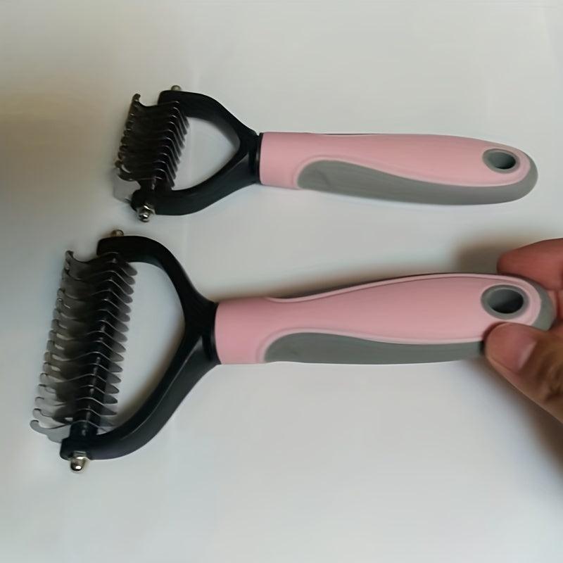 2pcs Pet Hair Removal Comb for Dog and Cat Grooming