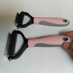 2pcs Pet Hair Removal Comb for Dog and Cat Grooming
