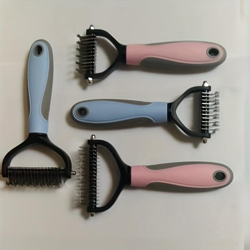 2pcs Pet Hair Removal Comb for Dog and Cat Grooming