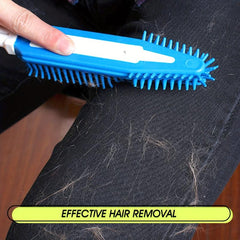 Pet Hair Remover Brush for Dogs and Small Animals - Soft Massage Tool