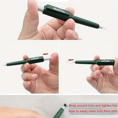 Tick Remover Pen for Pets - Easy and Safe Tick and Flea Removal Tool