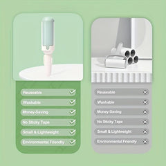 Pet Roller Hair Remover For Dog Cat. Reusable Lint Fur Rollers