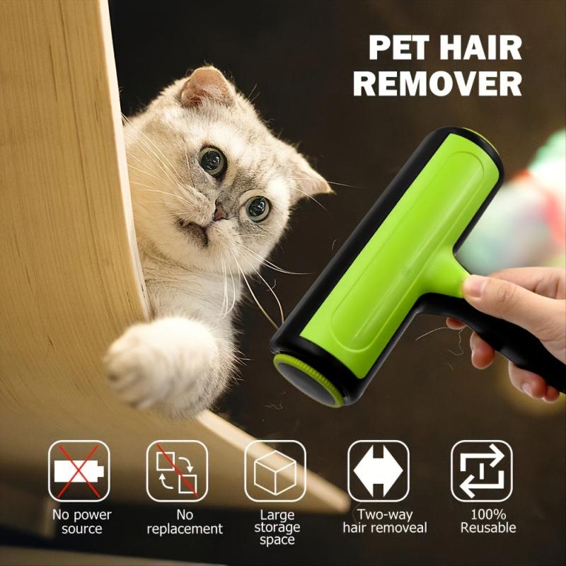 Reusable Pet Hair Remover Roller Brush Self Cleaning Dog and Cat Hair Remover