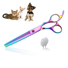 Rainbow Dog Grooming Scissors Thinning Shears Hair Grooming Tools